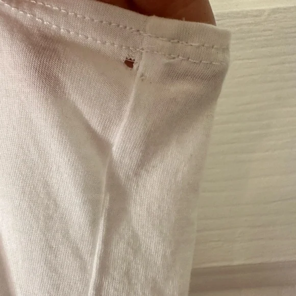 Spiritual Gangster White and gold crew neck tank top with tiger graphic, small - Picture 6 of 6